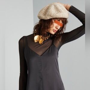 Made In Italy Max & Co.by Max Mara Label-cut Soft Beret Size: Medium Fall/Winter